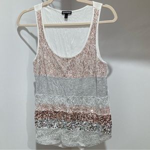 Express sequin tank. Small